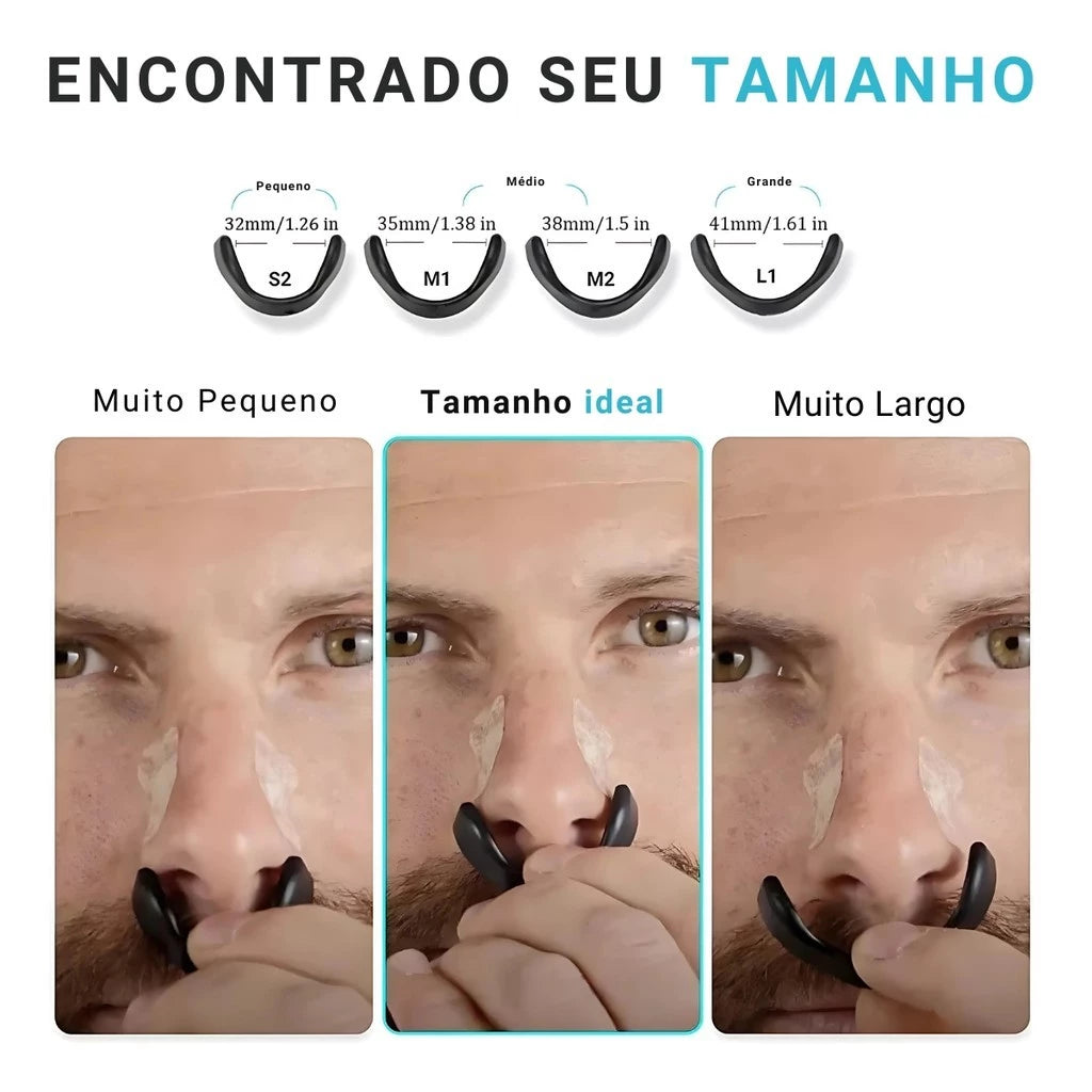 Dilatador Nasal Magnético + 30 Adesivos
