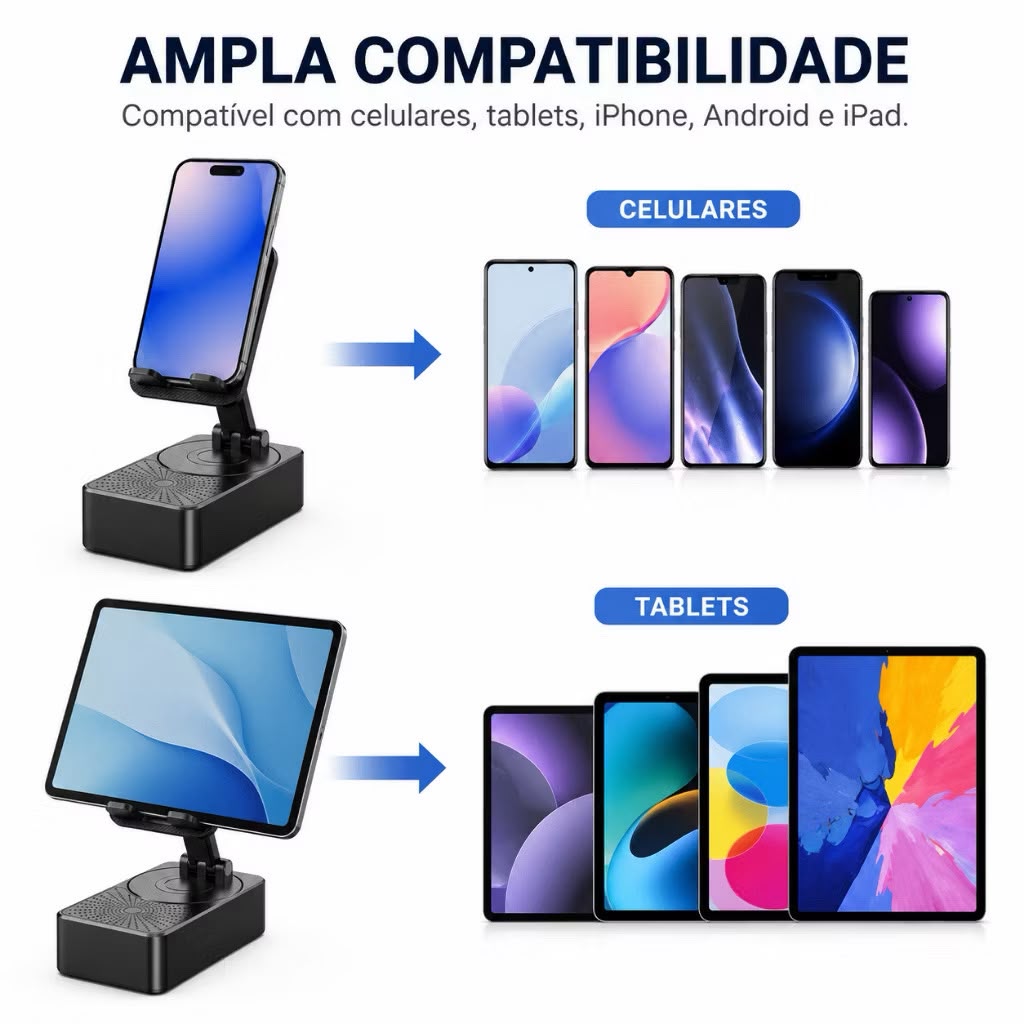 Caixa de som Bluetooth inteligente 3 em 1