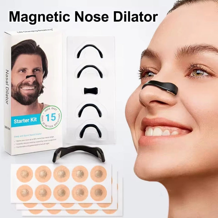 Dilatador Nasal Magnético + 30 Adesivos